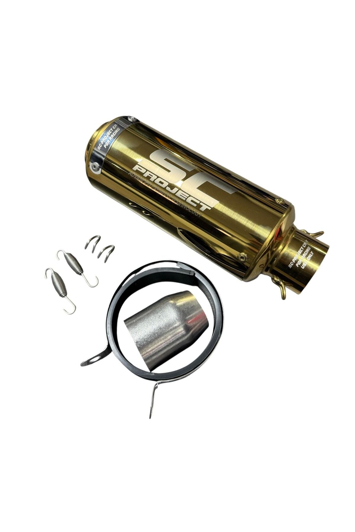 Project CR-T Motosiklet Performans Egzoz Gold Renk