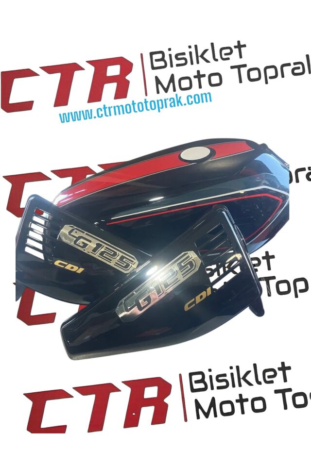 Cg Depo Uag Çıta Kuba 125 Depo Siyah A Kalite Şeritli (cg tüm modelerine uyumlu  depo ve yankapak)