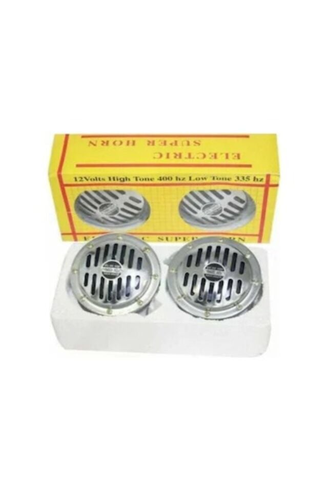 Ford Fusion Serisine Uyumlu Süper Ton 12 Volt. 125 Mm. 2 Adet Krom Hella Korna