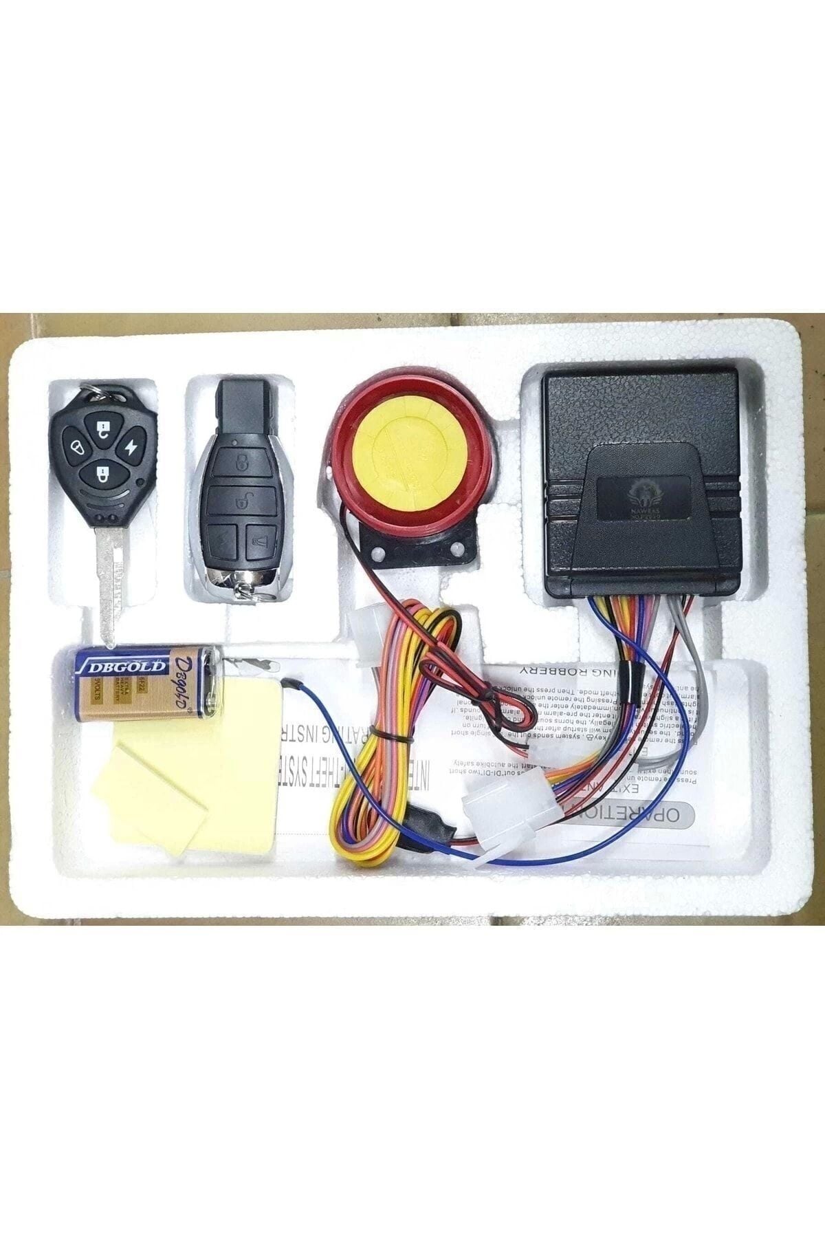 Motosiklet Alarm Setı Uzaktan Çalıştırmalı Alarm 12v