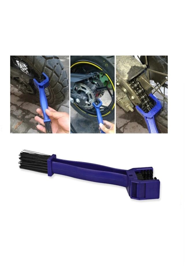 Motorsiklet Zincir Temizleme Fırçası Mavi