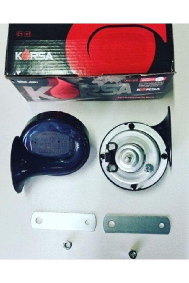 Korsa Dadat Salyangoz Korna 12v Çift Fişli 2 Adet Fiyatıdır